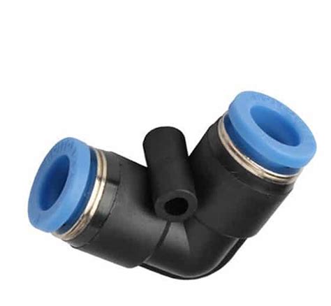 Pneumatic Push In Air Fittings Union Elbow Mm Hose Air