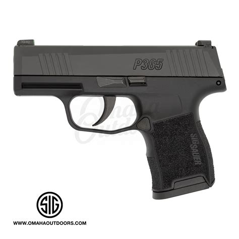 Sig Sauer P365 Black Pistol 10 RD Black Slide XRay3 365 9 BXR3