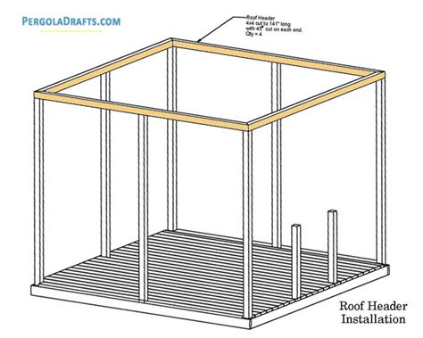 Square Gazebo Plans