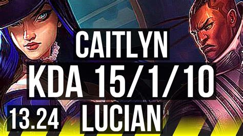 CAITLYN Janna Vs LUCIAN Milio ADC 15 1 10 Comeback Legendary