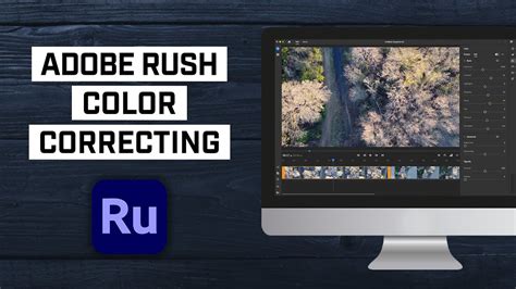 How To Color Correct Video In Adobe Rush Youtube