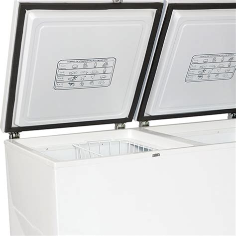 Freezer Horizontal Venax CHDM420 2 Portas 420 Litros Branco No Shoptime