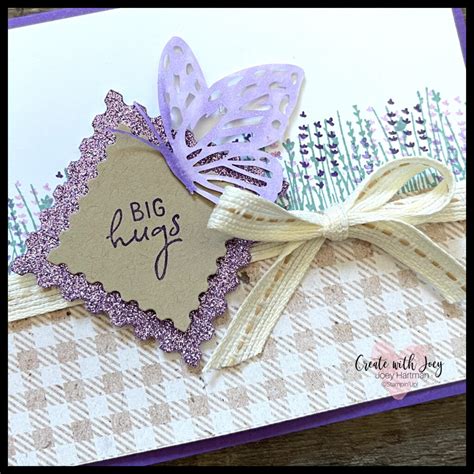 Stampin Up Perennial Lavender Big Hugs Card