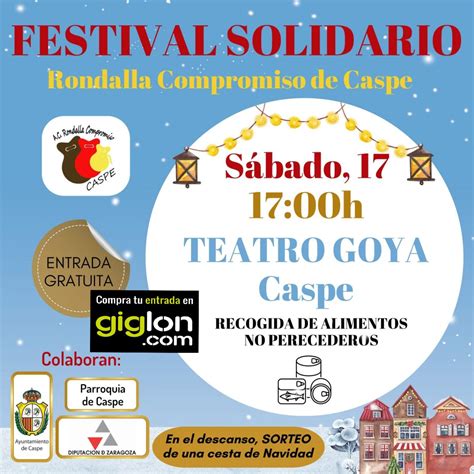 Festival Solidario Organizado Por La Rondalla Compromiso De Caspe Bienvenidos A La Página