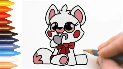 Como Desenhar Mangle FÁcil Five Nights At Freddys Passo A Passo