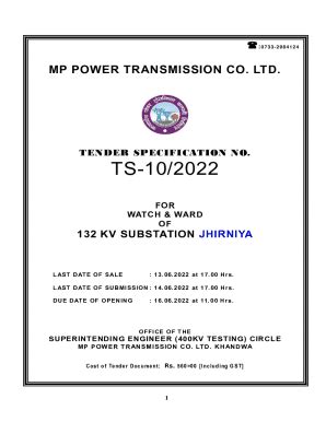 Fillable Online Tender Specification No Sr G M Cpc Mva Ict Fax