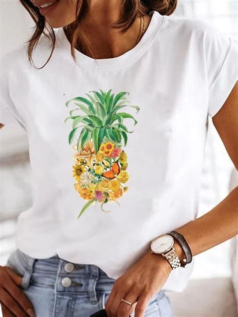 Pineapple Print Clothing