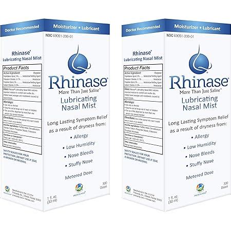 Amazon Rhinase Allergy Relief Saline Nasal Spray Steroid Free