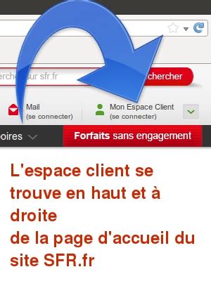 Sfr Fr Rubrique Espace Client Ma Facture Identification Messagerie