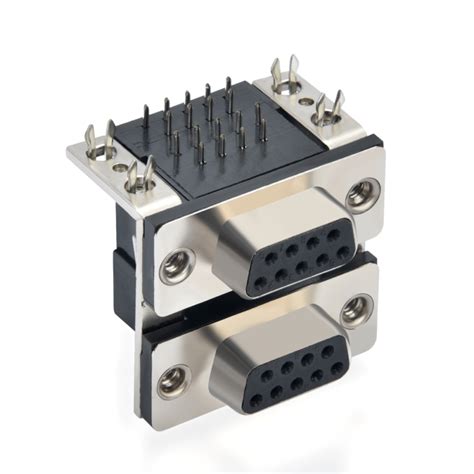 9 Pin D Subfemale To Female 9 Pin D Sub Pcb Stacking Connectors