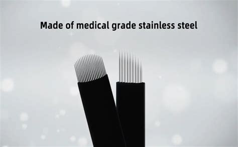 Disposable Sterilized Microblading Nano Blades 0 18mm 12u 14u 16u 18u