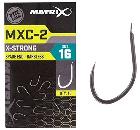 Carlige Matrix MXC 2 Barbless Spade End 10buc Plic