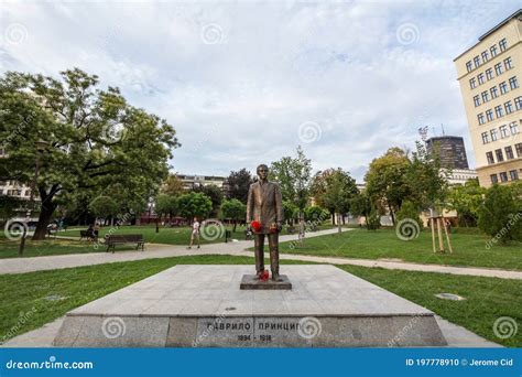 Statue Of Gavrilo Princip. Gavrilo Princip Is Bosnian Serb Responsible ...