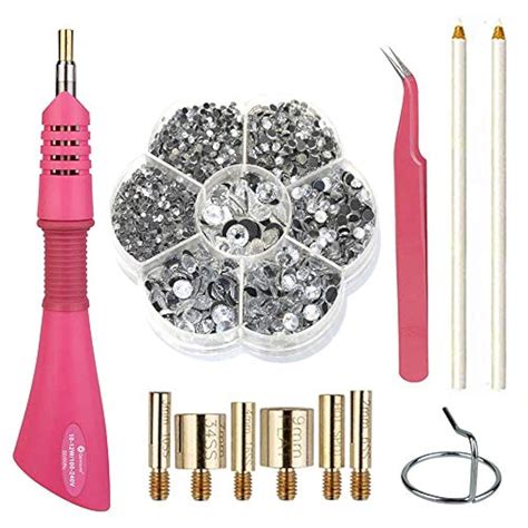 Hotfix Applicator Hot Fix Rhinestone Applicator Wand Setter Tool Kit With Diff Ebay