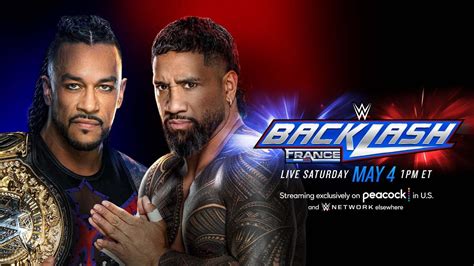 WWE Backlash France 2024 Main Event Jey Uso Vs Damian Priest WWE