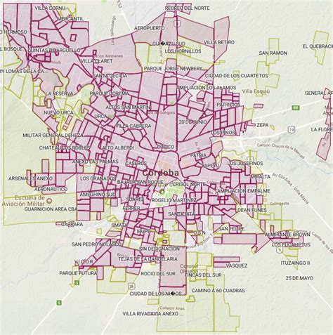 Producci N Adjuntar A Salir Mapa De Cordoba Capital Mount Bank