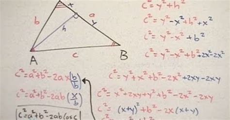 Formula Ley De Los Cosenos Ecer