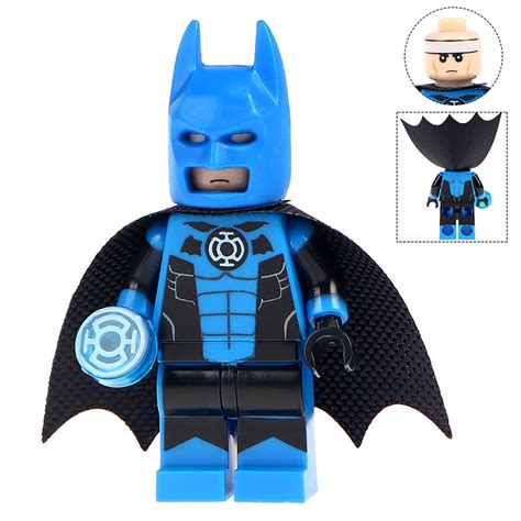 Minifigure Blue Batman Dc Comics Super Heroes Compatible Lego Building