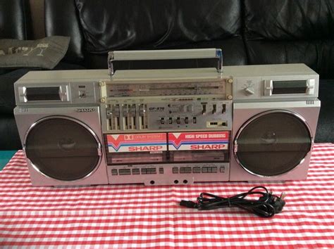 Vintage Retro Sharp Gf 575 Ghetto Blaster Boom Box Stereo Radio Cassette System In Gateshead