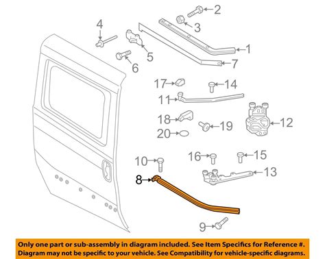 CHRYSLER OEM 15 19 ProMaster City Side Loading Door Lower Track Left