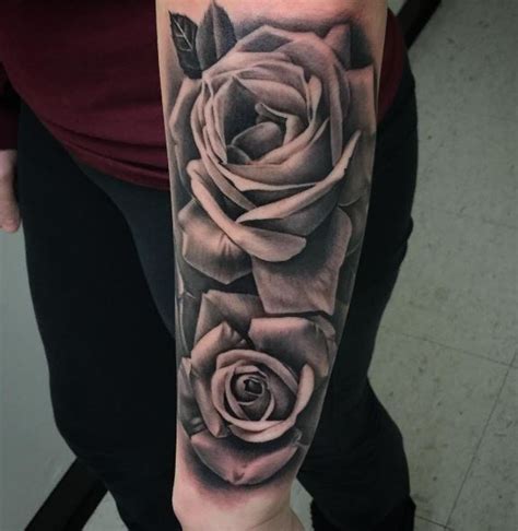 Black And Gray Roses Tattoo Inkstylemag