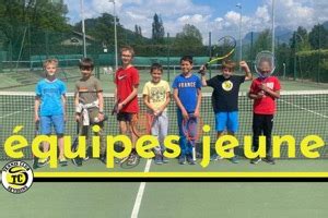 Interclubs équipe tennis jeunes printemps 2023 Tennis Club de Seyssins