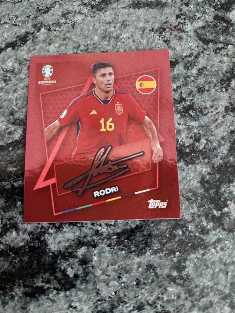 Topps Euro 2024 ESP SP Rodri Mit Unterschrift Kaufen Auf Ricardo