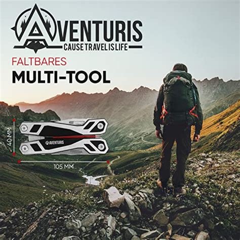 AVENTURIS Multitool Werkzeug Edelstahl Survival Outdoor Messer