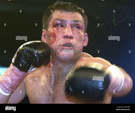 Polish Light Heavyweight Boxer Dariusz Michalczewski Has His Face