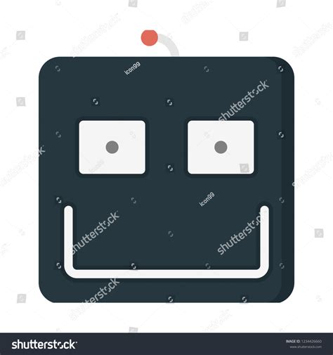 Robot Droid Emoji Stock Vector (Royalty Free) 1234426660 | Shutterstock