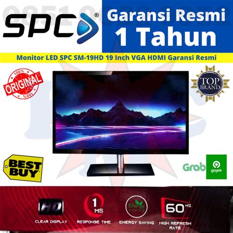 Jual LED Monitor 19 Inch Full HD SPC LED 19 W 190S LED SPC 19 SM