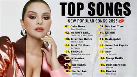 Pop Hits Selena Gomez Maroon Ava Max The Weeknd Ed Sheeran