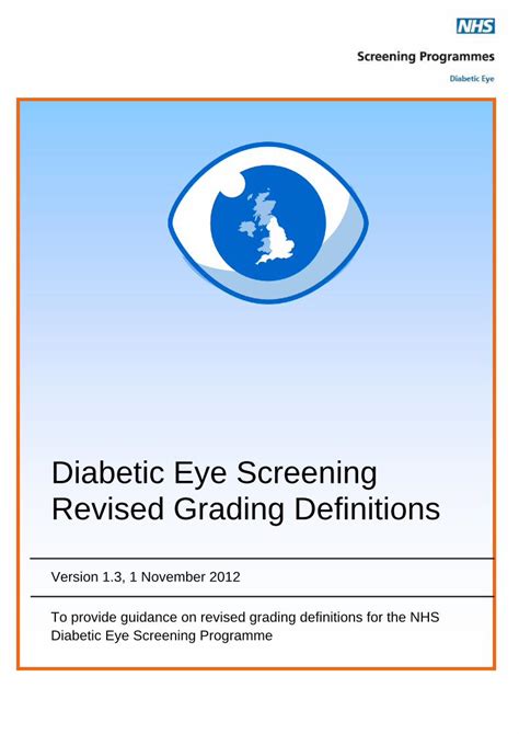 Pdf Diabetic Eye Screening Revised Grading Definitions Bmecbmec