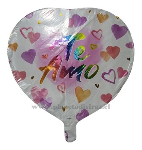 Pack 36 Globos Metálicos Te Amo Amor San Valentin Con Varlla Cuotas