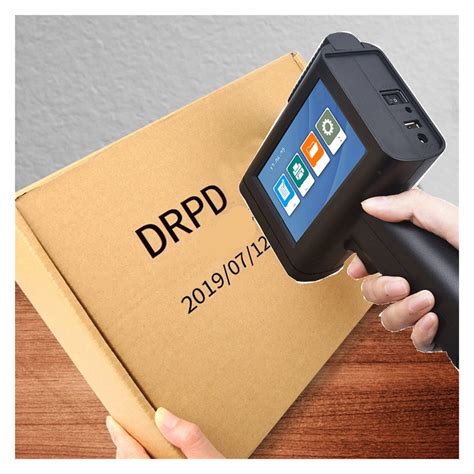 127mm Handheld Portable Inkjet Printer Hd Identification Expiration Date Qr Code Label Plastic