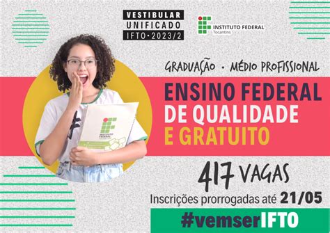 Ifto Resultado Final Do Vestibular Est Dispon Vel Not Cias