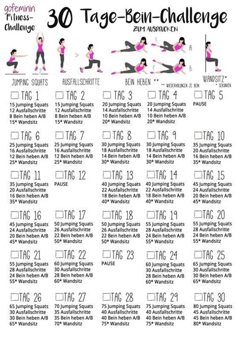 For Beautiful Tight Legs The Day Leg Challenge Leg Challenge