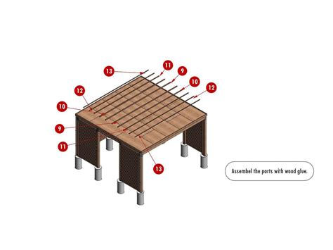 20x20 Modern Car Garage plan - Car Garage for two Car - Modern Pavilio ...