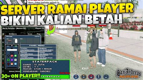 SERVER GTA SAMP RAMAI PLAYER BIKIN KALIAN PASTI BETAH REVIEW SERVER