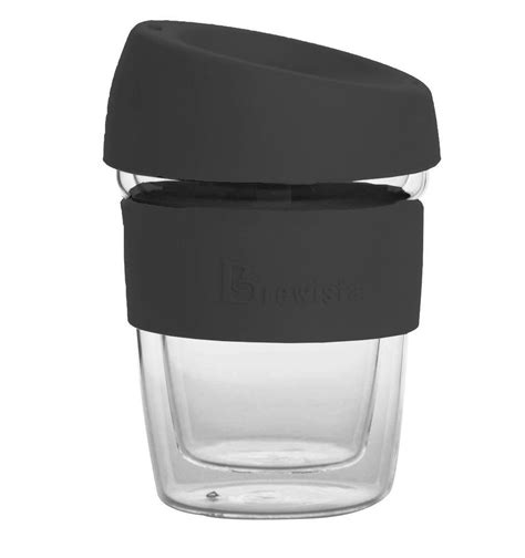 Brewista Smart Double Wall Glass Travel Mug Coffee And Tea Lovers