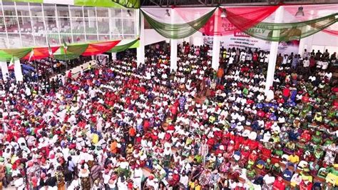 Pdp Presidential Rally Mammoth Crowd In Yenagoa As Atiku Okowa