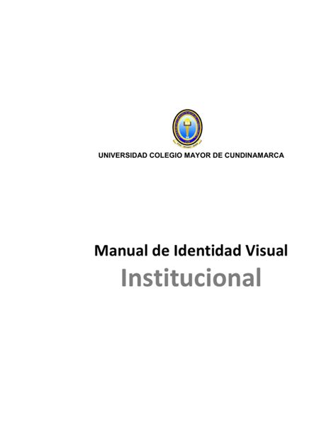 Escudo Institucional Universidad Colegio Mayor De Cundinamarca