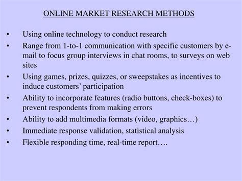 market research methods  data mining powerpoint
