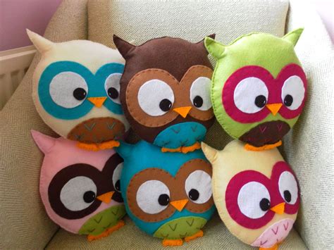 Custom Large Owl Plush Toy 14 00 Via Etsy Lechuzas De Tela