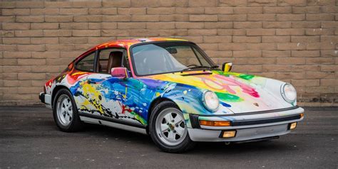 Abstract Porsche 911 Art Car Comes up for Auction