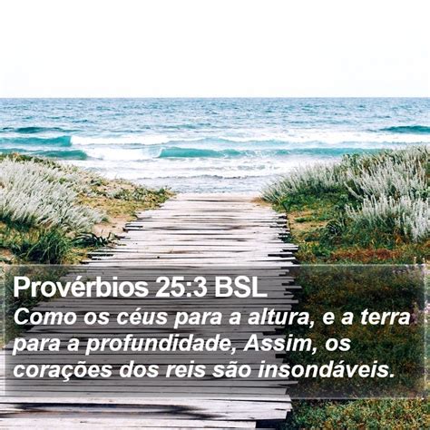 Prov Rbios Bsl Como Os C Us Para A Altura E A Terra Para A