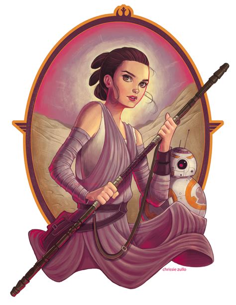 Rey and BB8 by ChrissieZullo on DeviantArt