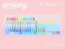 The Sims Resource Cute Stationery Set 3