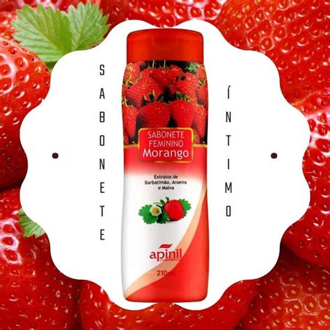 Sabonete Ntimo Aroma De Morango Ml Apinil Cosm Ticos Shopee Brasil