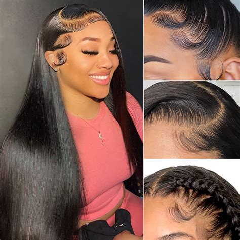 X X Hd Lace Frontal Wigs Women Brazilian Virgin Human Hair